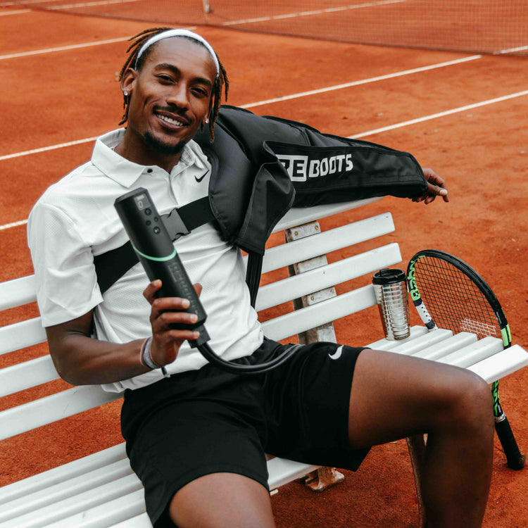 Reboots: Terapia de compresión deportiva para la recuperación en deportes como el tenis