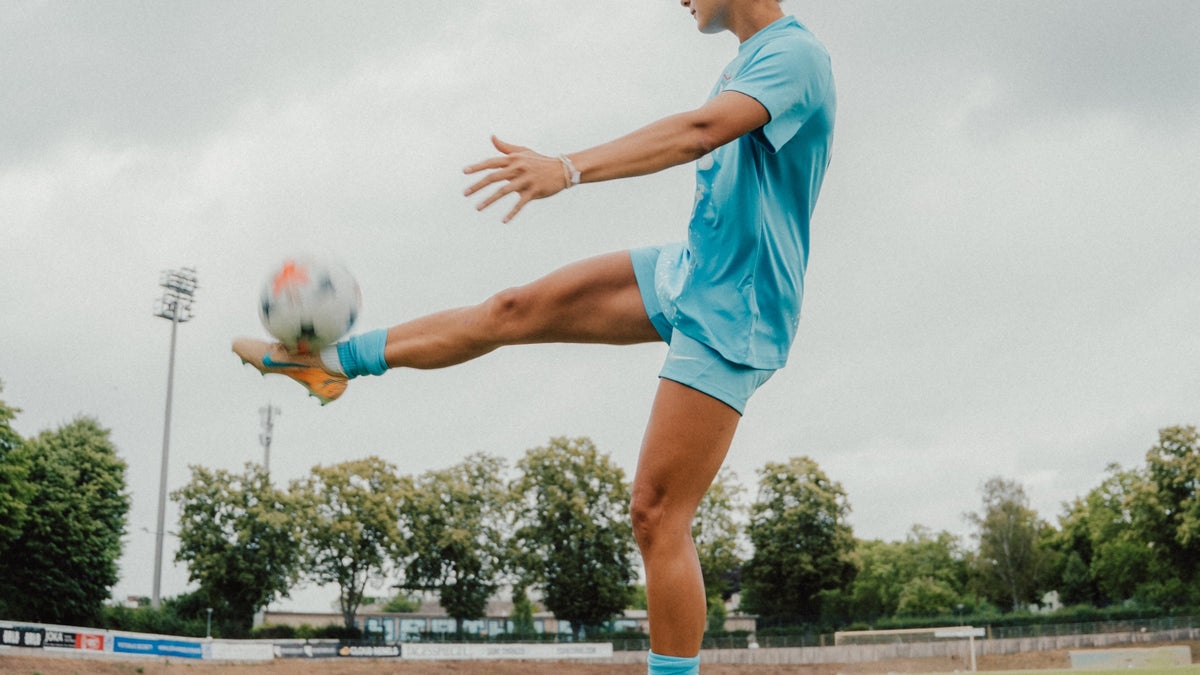 Fußballerin im Einsatz von FC Viktoria Berlin.